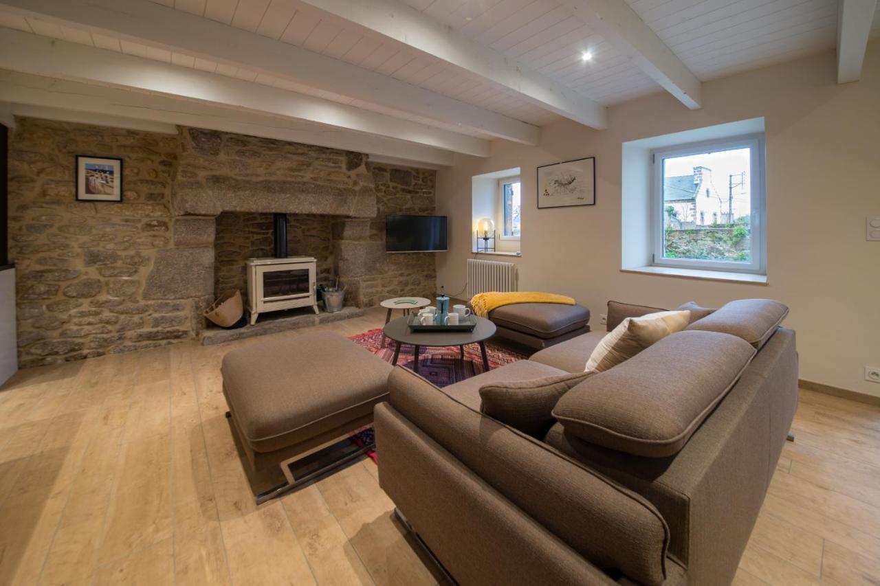 Gwel Ar Mor - Jolie Maison De Charme Renovee Proche Du Port Lanildut Bagian luar foto