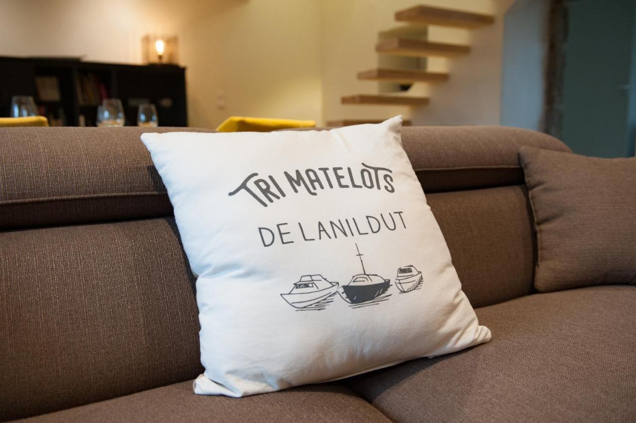 Gwel Ar Mor - Jolie Maison De Charme Renovee Proche Du Port Lanildut Bagian luar foto