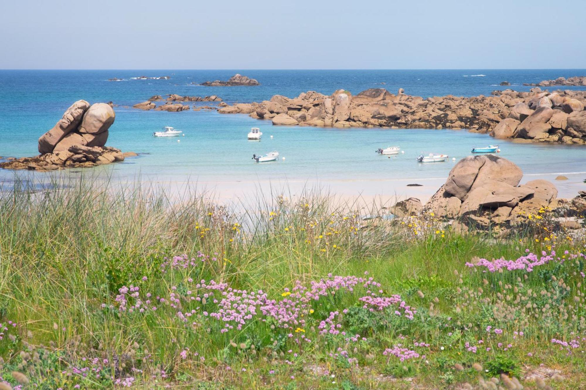 Gwel Ar Mor - Jolie Maison De Charme Renovee Proche Du Port Lanildut Bagian luar foto